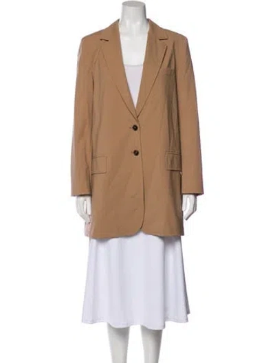 Pre-owned Max Mara Virgin Wool Blazer In Brown