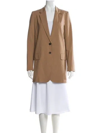 Pre-owned Max Mara Virgin Wool Blazer In Brown
