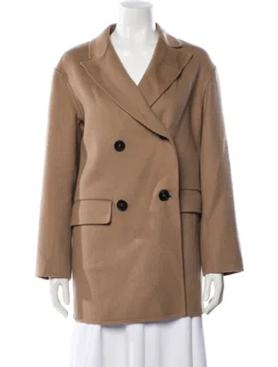 Pre-owned Max Mara Virgin Wool Blazer In Brown