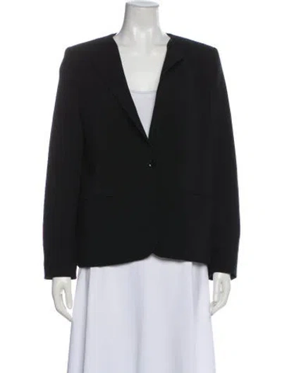 Pre-owned Max Mara Virgin Wool Blazer In Gray