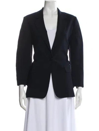 Pre-owned Max Mara Virgin Wool Blazer In Gray