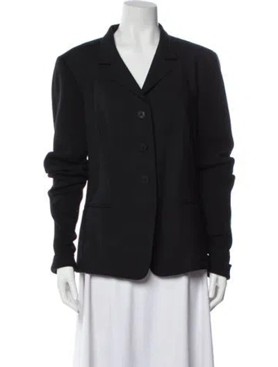 Pre-owned Max Mara Virgin Wool Blazer In Gray