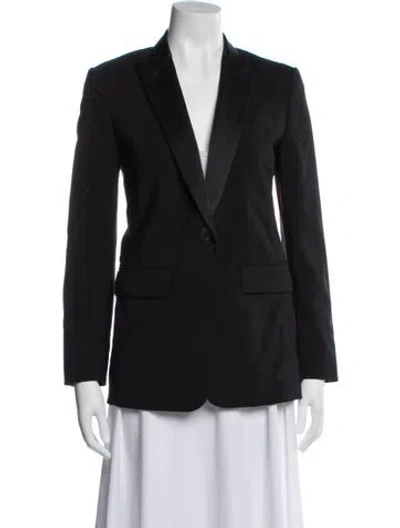 Pre-owned Max Mara Virgin Wool Blazer In Gray