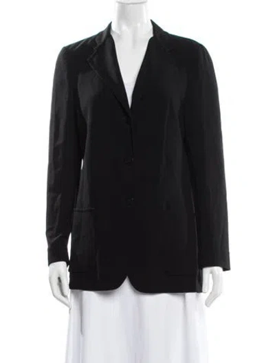 Pre-owned Max Mara Virgin Wool Blazer In Gray