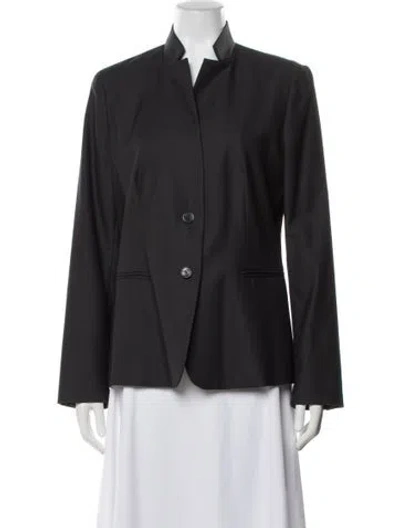 Pre-owned Max Mara Virgin Wool Blazer In Gray