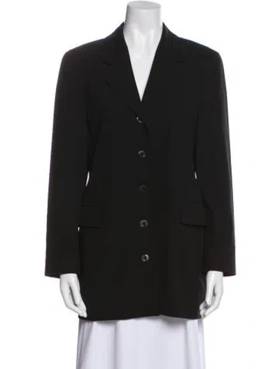 Pre-owned Max Mara Virgin Wool Blazer In Green