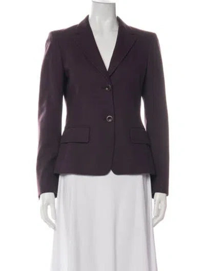 Pre-owned Max Mara Virgin Wool Blazer In Green