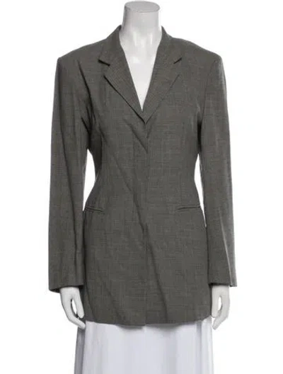 Pre-owned Max Mara Virgin Wool Blazer In Multi