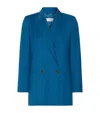 Max Mara Virgin Wool Blazer In Multi