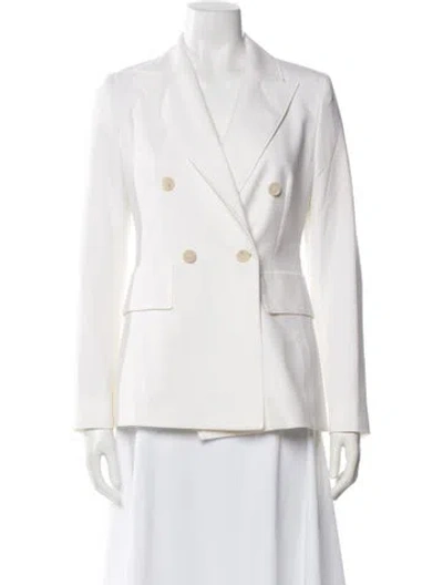 Pre-owned Max Mara Virgin Wool Blazer In Neutral