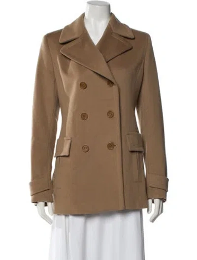 Pre-owned Max Mara Virgin Wool Blazer In Neutral