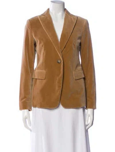 Pre-owned Max Mara Virgin Wool Blazer In Neutral