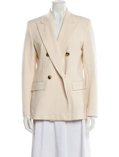Pre-owned Max Mara Virgin Wool Blazer In Neutral