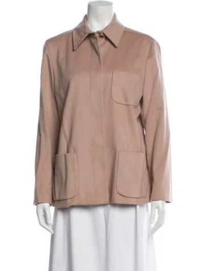 Pre-owned Max Mara Virgin Wool Blazer In Neutral