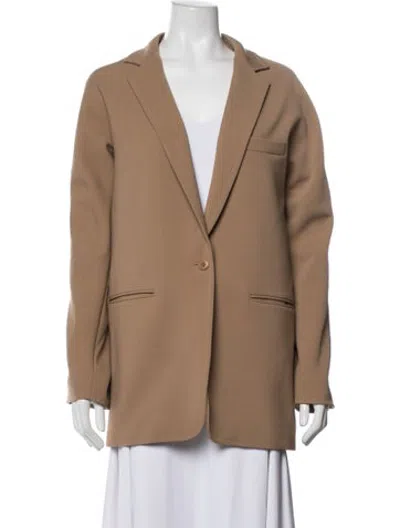 Pre-owned Max Mara Virgin Wool Blazer In Neutrals