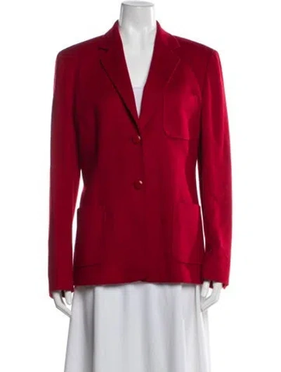 Pre-owned Max Mara Virgin Wool Blazer In Orange