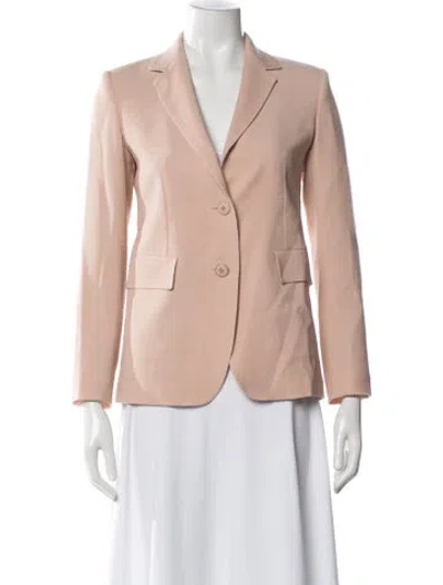 Pre-owned Max Mara Virgin Wool Blazer In Pink