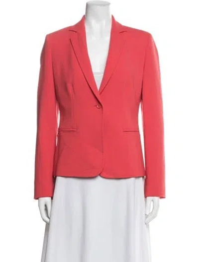 Pre-owned Max Mara Virgin Wool Blazer In Pink