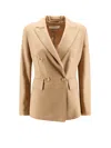Max Mara Virgin Wool Blazer In Multi
