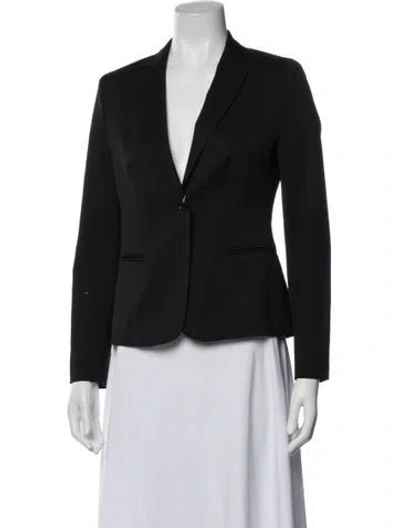 Pre-owned Max Mara Virgin Wool Blazer W/ Tags In Black