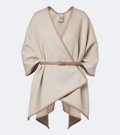 MAX MARA VIRGIN WOOL CAPE