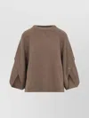Max Mara Virgin Wool Cashmere Blend Sweater In Brown