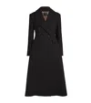 Max Mara Virgin Wool-cashmere Coat In Black