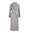 Max Mara Virgin Wool-cashmere Coat In Gray