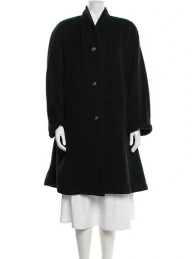 Pre-owned Max Mara Virgin Wool Coat In Black