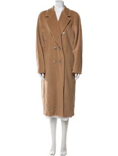 Pre-owned Max Mara Virgin Wool Coat In Brown