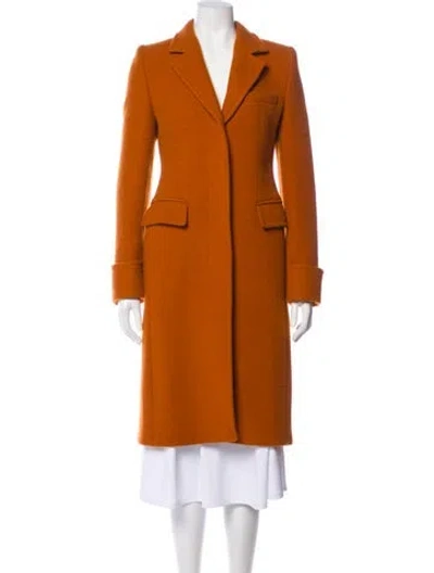 Pre-owned Max Mara Virgin Wool Coat In Brown