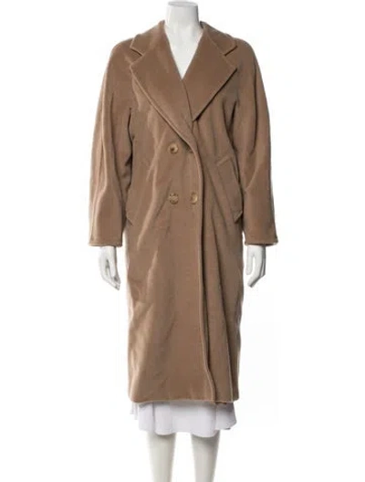 Pre-owned Max Mara Virgin Wool Coat In Brown
