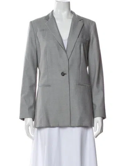 Pre-owned Max Mara Virgin Wool Coat In Gray
