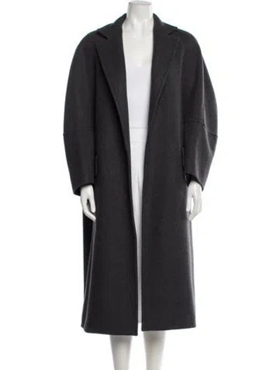 Pre-owned Max Mara Virgin Wool Coat In Gray