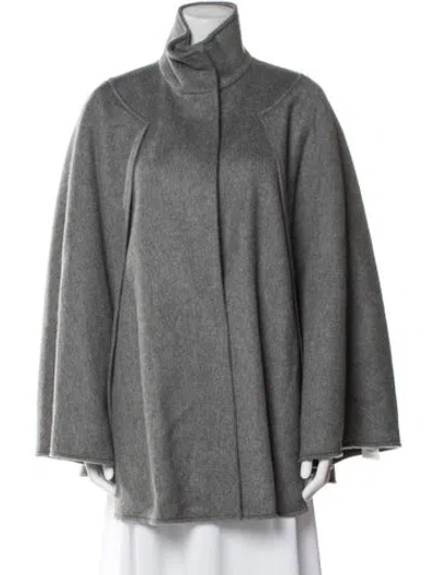 Pre-owned Max Mara Virgin Wool Coat In Gray