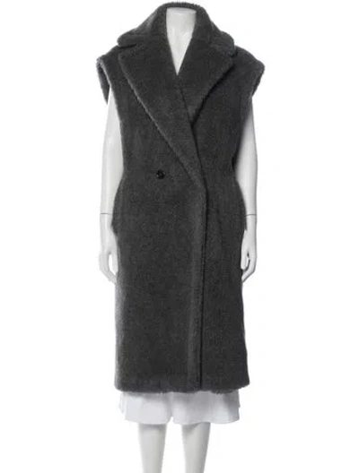 Pre-owned Max Mara Virgin Wool Coat In Gray