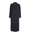 Max Mara Orma Double-breasted Wool And Cashmere Jacket In Navy