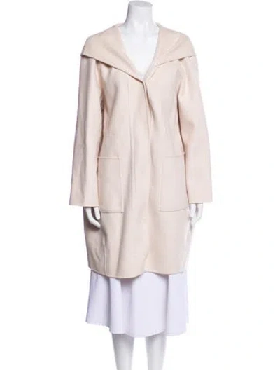 Pre-owned Max Mara Virgin Wool Coat In Neutral