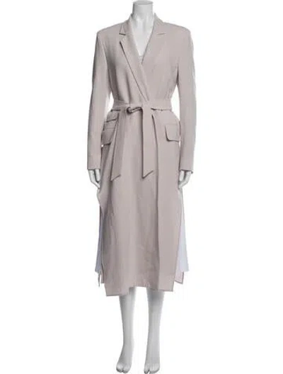 Pre-owned Max Mara Virgin Wool Coat In Neutral