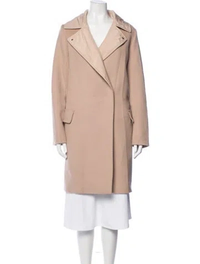 Pre-owned Max Mara Virgin Wool Coat In Neutrals