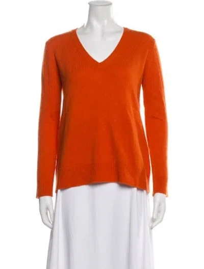 Pre-owned Max Mara Virgin Wool Coat In Orange
