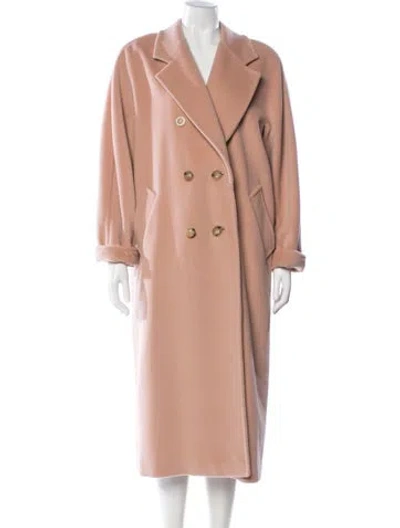 Pre-owned Max Mara Virgin Wool Coat W/ Tags In Pink