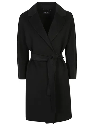 Max Mara Melinda Cashmere Coat In Black