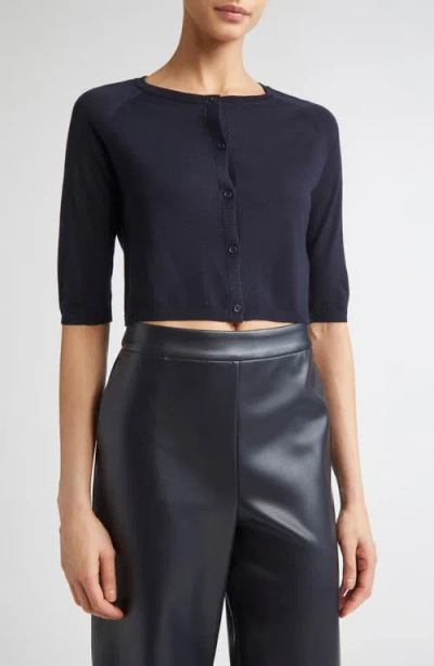 Max Mara Virgin Wool Crop Cardigan