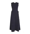 Max Mara Delfi Virgin Wool Midi Dress In Black
