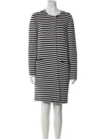 Pre-owned Max Mara Virgin Wool Dress In White