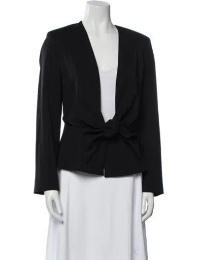 Pre-owned Max Mara Virgin Wool Evening Jacket In Blue