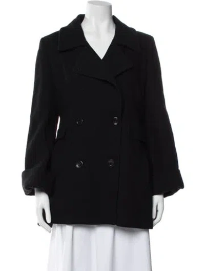 Pre-owned Max Mara Virgin Wool Evening Jacket In Blue