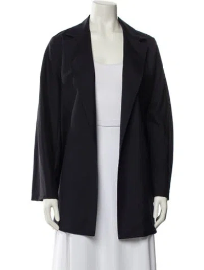 Pre-owned Max Mara Virgin Wool Jacket In Black