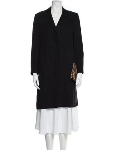Pre-owned Max Mara Virgin Wool Jacket In Black